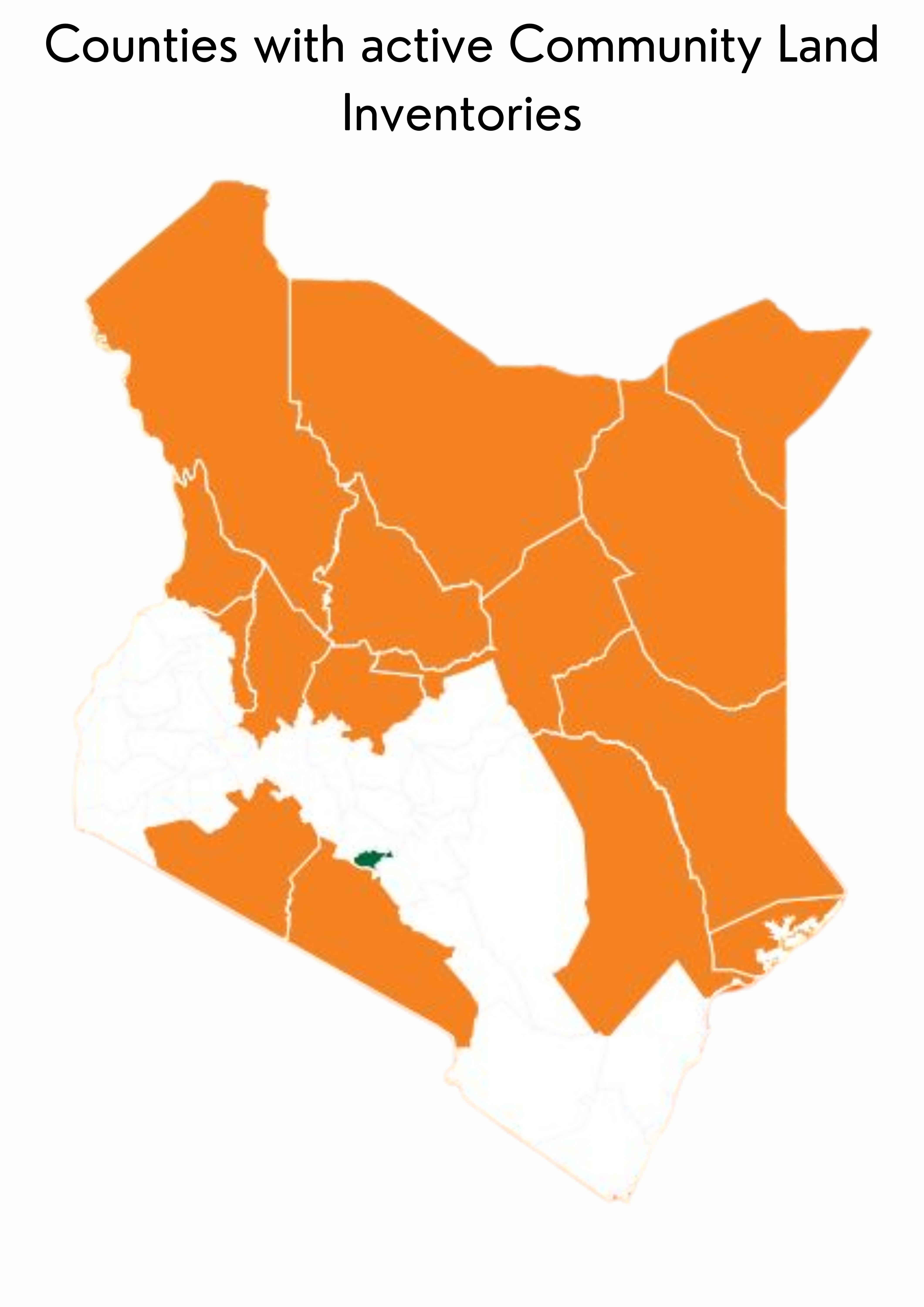 Scale of community land in Kenya